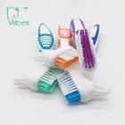 แปรงสีฟันฟันปลอม CE สำหรับการทำความสะอาดฟันอย่างมีประสิทธิภาพ