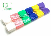 กล่องใส่ฟันปลอมขนาดกะทัดรัดสีสันสดใส 77.6x66x27 มม