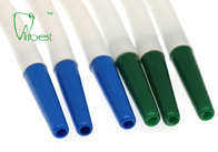 เคล็ดลับการผ่าตัดทางทันตกรรมแบบใช้แล้วทิ้งแบบใช้แล้วทิ้ง PVC เคล็ดลับการดูดทันตกรรมสีฟ้าสีเขียว