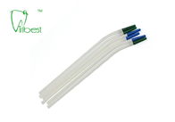 เคล็ดลับการผ่าตัดทางทันตกรรมแบบใช้แล้วทิ้งแบบใช้แล้วทิ้ง PVC เคล็ดลับการดูดทันตกรรมสีฟ้าสีเขียว